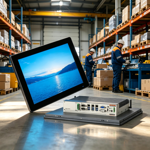 Hd High Brightness IP66 Industrial Fanless Embedded 9-36V 19 Inch All in One Touchscreen Panel Pc