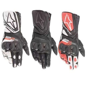 Gants de course de moto en <span class=keywords><strong>cuir</strong></span> longs et tactiles, gants de motocross, gants de conduite tout-terrain, résistants aux chutes, antidérapants - Product Image 1
