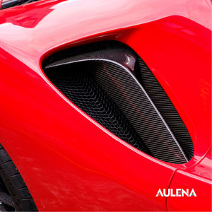 Aulena Dry Body Kit karbon Splitter depan belakang Spoiler diffuser bumper sisi rok aksesoris Body Kit untuk Ferrari SF90 - Product Image 5