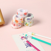 Pansement Élastique Auto-Adhésif à Motifs Animaux Colorés, Non Tissé, Anti-Salissure et Anti-Abrasion pour Doigts, Chevilles et Soins des Pieds