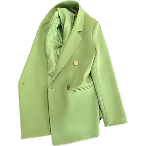 2025 Mùa Xuân Mùa Thu Hợp Thời Trang Hàn Quốc Phiên Bản Của Phụ Nữ <span class=keywords><strong>Blazer</strong></span> Nhỏ Phù Hợp Với Áo Khoác Với Kẹo Màu Thời Trang dạo phố Phong Cách - Product Image 2