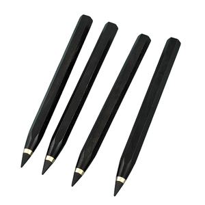 Instrument d'écriture éternel en ébène Le baril hexagonal en bois massif de luxe n'a jamais besoin de plomb - Product Image 4