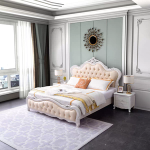 Nieuw Europees & Amerikaans model 1,8m tweepersoonsbed van leer, comfortabel, modern, minimalistisch, luxe hoofdslaapkamer, bruidsbed - Product Image 4