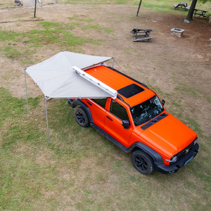 Auvent de Voiture Pliant Rétractable en Aluminium <span class=keywords><strong>pour</strong></span> Fourgonnette et Pick-up, Tente <span class=keywords><strong>d</strong></span>'Extension Latérale, Abri Solaire Extérieur en PVC - Product Image 4