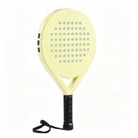 Raquette de padel en fibre de carbone pour débutants, noyau en mousse, logo personnalisé, couleur personnalisée, marque privée R Koda R3001, légère, forme goutte d'eau