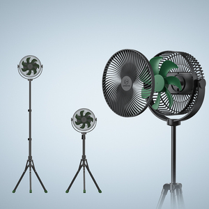 Kipas Tripod multifungsi, <span class=keywords><strong>8</strong></span> inci bertenaga ganda, dengan gesper panjat tebing, dapat diputar, kipas Tripod multifungsi dengan angin kuat - Product Image 6