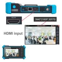 Probador de CCTV NOYAFA NF-IPC715 Todo en Uno Multifuncional 4K HD, Monitor IP HD para Cámara IPC 4K