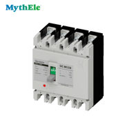 MythEle MXM1-250PV DC MCCB 4P 250A 1000V 20/15kA Icu/Ics IEC60947-2 Cat.A para Sistemas Solares Fotovoltaicos