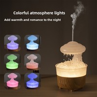 Diffuseur d'aromathérapie ultrasonique de type brumeux Alyster avec lumière changeante de couleur, humidificateur pour hôtel et usage domestique, fonctionnement silencieux