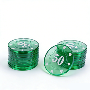 Custom Logo Durable PS <b>Poker</b> <b>Chips</b> 39mm Custom Design Casino Grade <b>Chips</b> for Texas Hold'em and Blackjack - Product Image 5