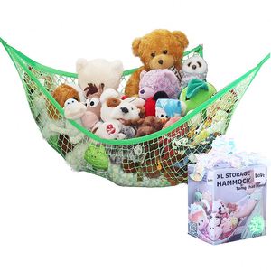 Colorful Stuffed Animal <b>Net</b> or Hammock Macrame Toy Hammock Plush Toy Storage Hammock Corner Hanging Mesh for Kids - Product Image 3
