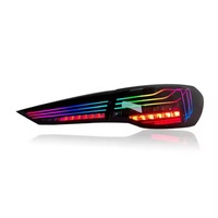 Nuevas Luces Traseras de Coche con Línea de Color Auto-y para BMW Serie 4 G22 G82 2018-22 CSL, Luces Traseras LED RGB para Accesorios de Coche BMW G22