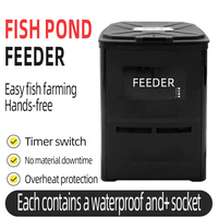 80kg 120kg Mangeoire à poisson automatique Usine chinoise Vente directe Étang Ferme Agriculture Aquaculture Machine d'alimentation