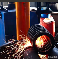 Ressort de compression pour concasseur à cône en acier allié 65Si2Mn de 32 mm de diamètre pour équipement minier