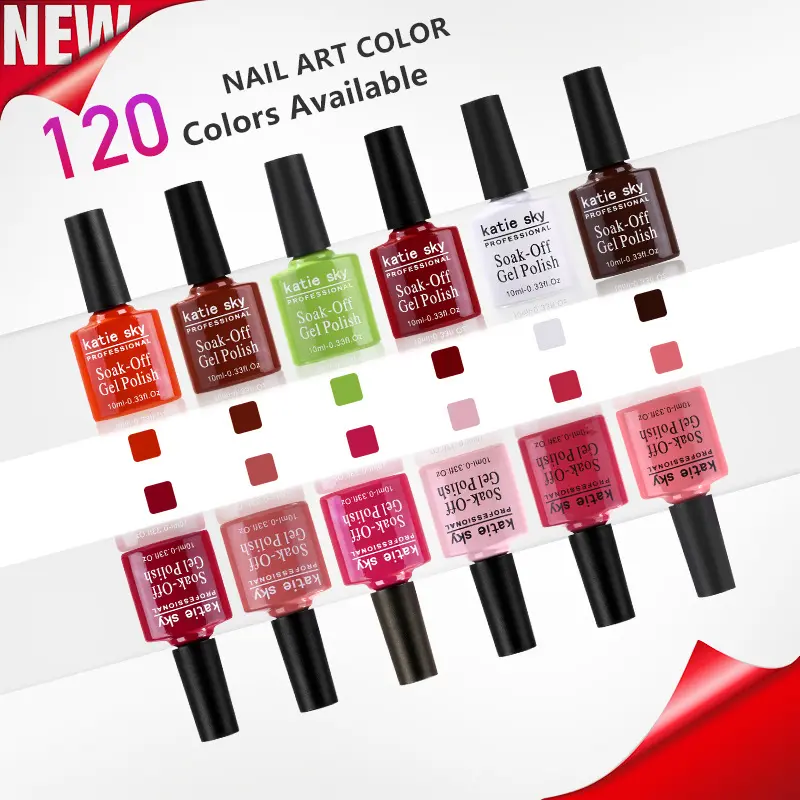 Set de vernis à ongles gel uv, soak-off, coloré, pour manucure, nail-art, nouveauté 2021