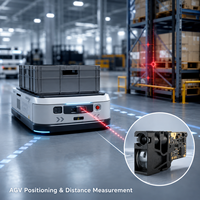 Sensor de Distancia Láser Rojo Visible XD-S20 de 20m para Automatización de Almacenes, Detección de Estantes, Manipulación de Materiales, Sensor Óptico-D