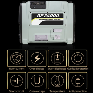 Station d'alimentation portable légère à onde sinusoïdale pure avec MPPT et batterie externe pour le camping et les événements en plein air - Product Image 2