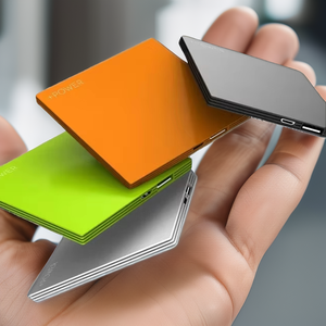 C0303 Mini Batería Externa Ultra Delgada del Tamaño de una Tarjeta de Crédito, 3000mAh, de Polímero de Litio, con Entrada Micro USB y Tipo-C - Product Image 2