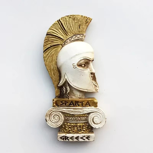 Imanes de Resina Personalizados para Refrigerador, Recuerdos Turísticos Griegos, Pegatinas Magnéticas 3D de Grecia Espartana - Product Image 2