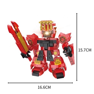 COGO Creative Q Version Mecha Modellbau steine Kompatible Ziegel Roboter Lernen Lern blöcke Spielzeug - Product Image 5