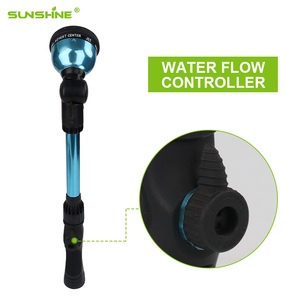 SUNSHINE <span class=keywords><strong>Lance</strong></span> <span class=keywords><strong>d</strong></span>'<span class=keywords><strong>arrosage</strong></span> manuelle en aluminium de luxe de 15 pouces <span class=keywords><strong>avec</strong></span> buses à jet variable et poignée souple pour l'<span class=keywords><strong>arrosage</strong></span> - Product Image 5