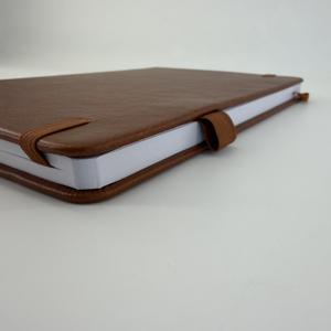 Diario de tapa dura cosido con hilo B5, planificador para el final de vida, con cuaderno de cuero PU de 100 g/m² - Product Image 4