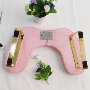 Ulive Beauty Luxury Professional OEM U Shape Foldable ABS+PU Leather Arm Rest Pillow Nail Salon Custom Logo Two-Hand Support 10 - Product Image 2