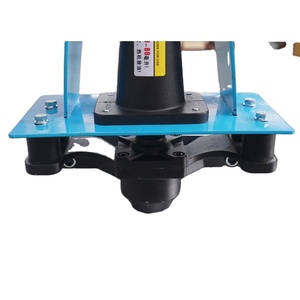 Vibrateur à béton électrique externe 380V avec plaque de montage bleue, entretien facile - Product Image 1
