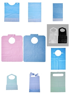 Bavaglini di Carta Monouso Impermeabili per Adulti, Resistenti all'Olio e alle Macchie, per Case di Cura, Ospedali e Ristoranti - Product Image 2