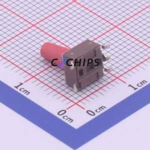 DTSMG-68R-S-V Tactile Switch SMD Switch Single Pole Single Throw Round Button 2.6N 6.2mm - Product Image 2