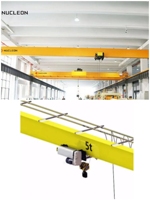 Grue à pont électrique à poutre unique à faible hauteur de levage, norme européenne, 3t-10t, peu encombrante, en promotion