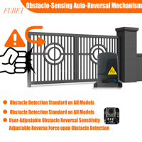 Moteur de portail coulissant robuste à rappel automatique FUBEI 370W 800KG pour ouvre-porte de garage automatique