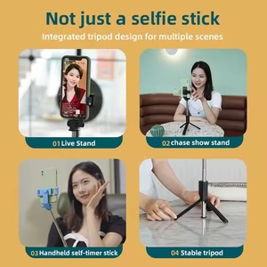 <span class=keywords><strong>2025</strong></span> New BT không dây Selfie Stick Mini Tripod nối dài <span class=keywords><strong>monopod</strong></span> với 360 từ xa màn trập cho điện thoại thông minh - Product Image 4