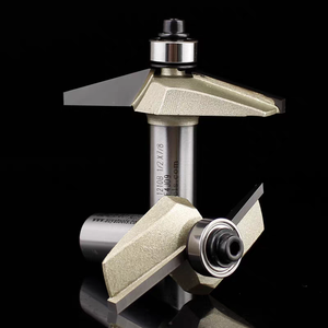 8 mét Shank đường kính rắn Carbide Cutter CNC phay bit <span class=keywords><strong>Router</strong></span> <span class=keywords><strong>bits</strong></span> với cắt cạnh cho gỗ End Mill khía Cutter cho gỗ - Product Image 1