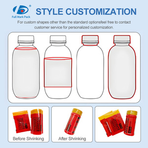 Etiqueta Termoencogible de PVC Impermeable con Diseño de Logotipo Personalizado, Etiqueta de Película de Embalaje de Plástico Termosellable para Botellas de Bebidas - Product Image 6