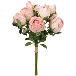 Roses artificielles Timo, fleurs séchées, arrangement de fleurs en soie pour la décoration du salon et de la table à manger, style vintage - Product Image 5