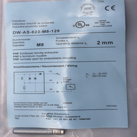 Sensor Saklar Proximity Baru Tersedia DW-AS-623-M8-124 DW-AS-624-M8-124 DW-AS-603-M8-124 Penjual Berkualitas Tinggi Garansi Satu Tahun