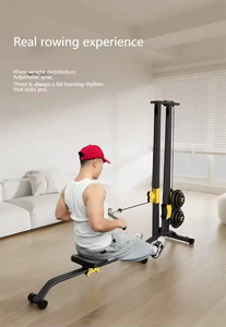 Multifunktionale Smith-Maschine mit Ruderstation, High-Pulley-System und Hantelablage für Ganzkörper-Heimtraining und Kraftaufbau - Product Image 5