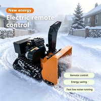 Souffleuse à neige à essence à usage commercial pour station de ski avec faibles frais d'entretien pour les travaux de déneigement hivernaux quotidiens