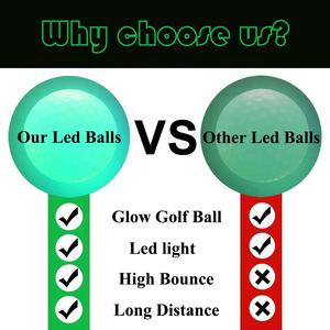 Venta al por Mayor <span class=keywords><strong>de</strong></span> Pelotas <span class=keywords><strong>de</strong></span> <span class=keywords><strong>Golf</strong></span> LED <span class=keywords><strong>Luminosas</strong></span> que Brillan en la Oscuridad, Activadas por Luz, con Iluminación - Product Image 5