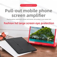 Support de support d'amplificateur vidéo Portable 10 pouces 3D HD support de bureau de téléphone pliant Flexible pour films support de loupe Mobile