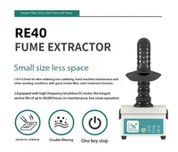 Purificateur de fumée manuel à souder pour fer de bureau Extracteur de fumée à souder sans fumée Extracteur de poussière portable