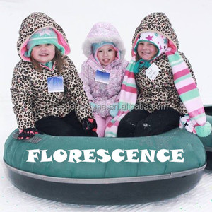 FLORESCENCE - Grande bouée à neige en PVC de haute qualité, <span class=keywords><strong>luge</strong></span> gonflable à fond rigide avec revêtement en caoutchouc pour enfants et <span class=keywords><strong>adultes</strong></span>, pour le plaisir hivernal - Product Image 2