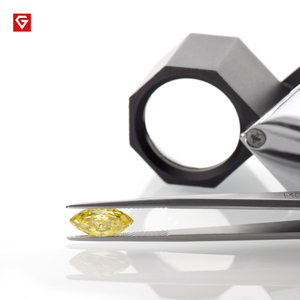 GIGAGEWE Vivid Yellow <span class=keywords><strong>Marquise</strong></span> Cut Loose Moissanite Pierre synthétique pour la fabrication de bijoux - Product Image 5