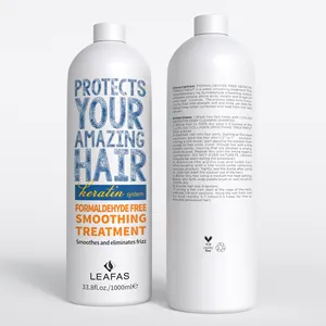 OEM 1000ML Keratin Formaldehyde Free Smoothing Treatmentコラーゲン髪タンパク質治療