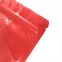 Impression personnalisée refermable noir mat rose feuille d'aluminium fermeture à glissière bolsa doypack scellé debout sac de pochette à fermeture éclair pour emballage alimentaire