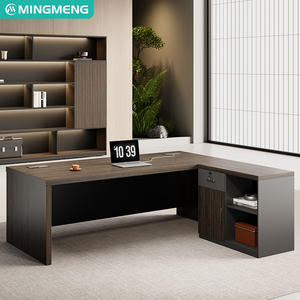 High end boss's office <b>desk</b>, simple modern fashion, light luxury, CEO's <b>desk</b>, office <b>desk</b> and chair combination - Product Image 6