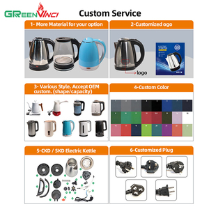<span class=keywords><strong>Davinci</strong></span> più venduto OEM personalizzato in acciaio inox bollitore in cina SKD CKD portatile bollitore elettrico acqua - Product Image 5