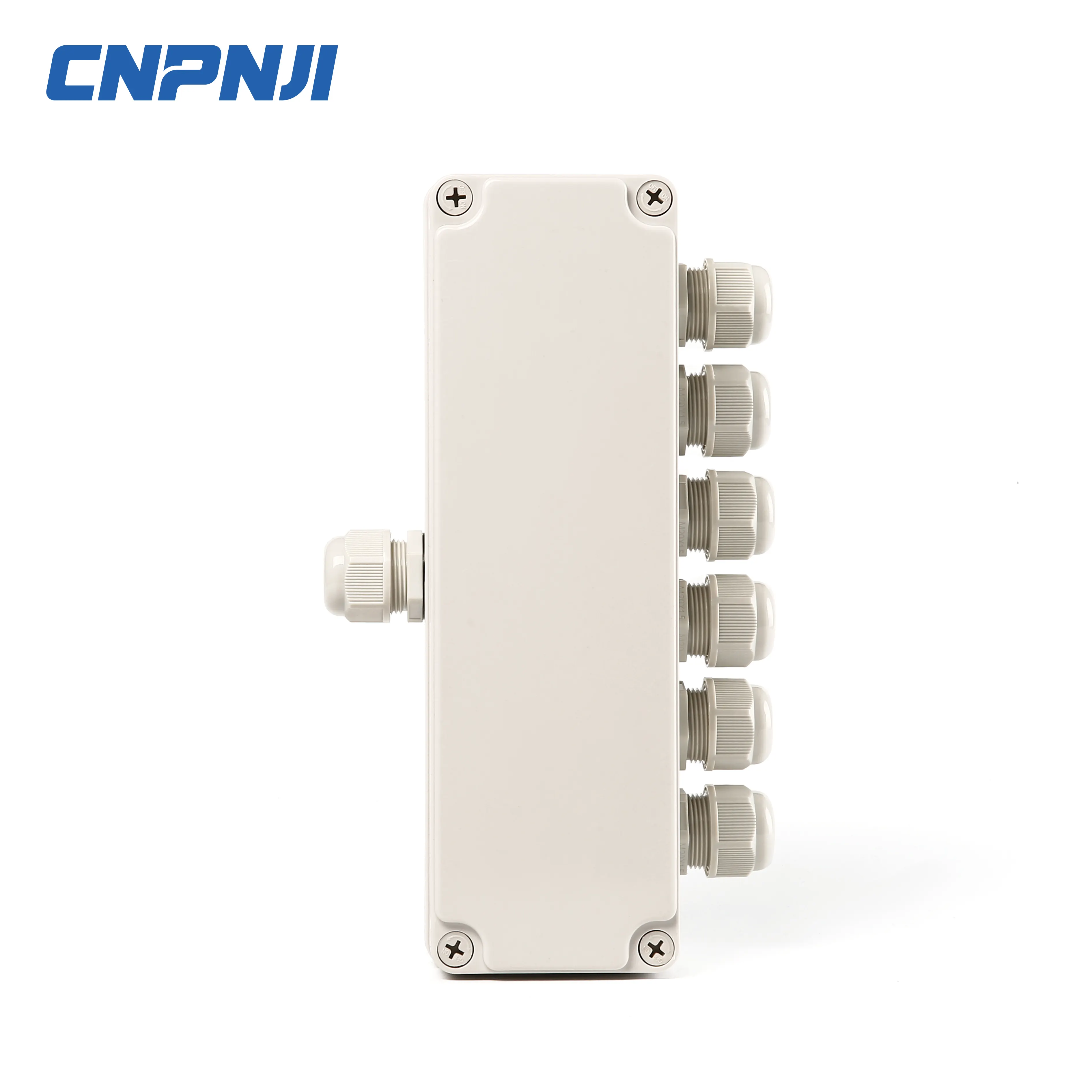 CNPNJI OEM Custom taglie trasparenti Cover per esterni ABS IP65 cavo PCB impermeabile scatola di giunzione di plastica custodie elettriche
