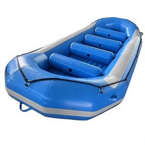 Bateau de rafting gonflable en PVC robuste pour usage commercial, idéal pour les rivières à eaux vives - Vente en gros usine - Product Image 1